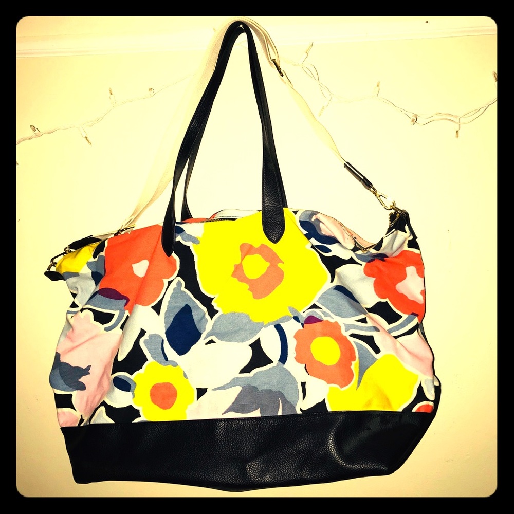 Spring Floral Beach Bag🕶🏖🌸